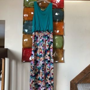 Floor Length Floral Maxi Dress